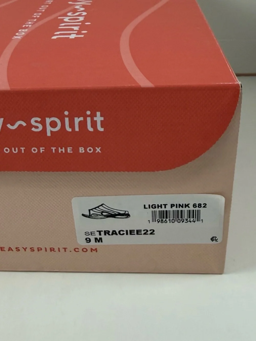 Easy Spirit Traciee Lightweight Flat Easy On Sandals Womens 9M Light Pink NWT
